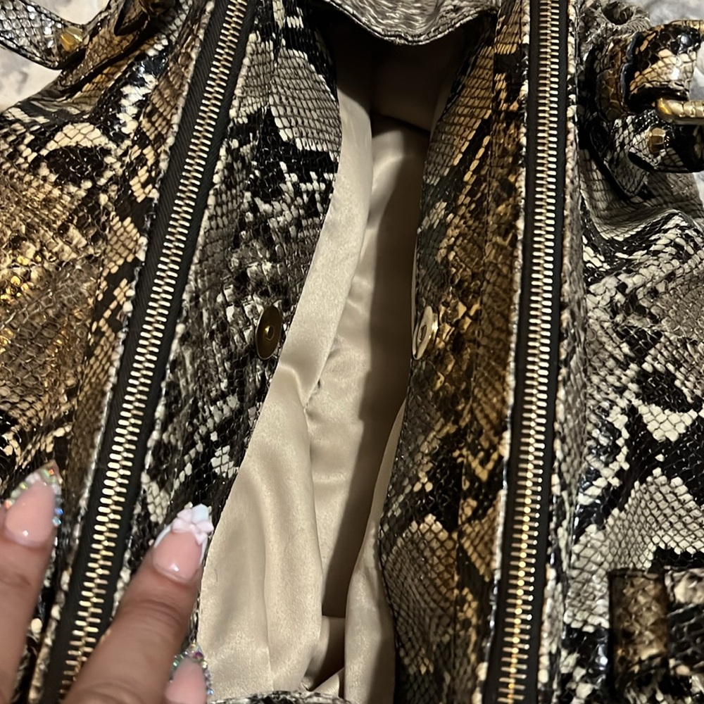 Stuart Weitzman python purse VTG - Picture 7 of 10